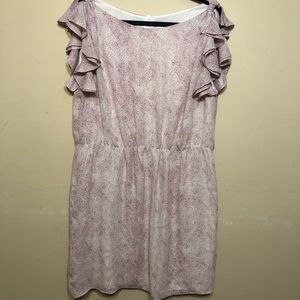 Ann Taylor Loft flutter sleeve dress